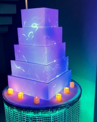 wedding cakes projection mapping